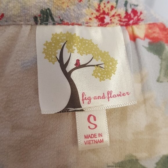 Fig & Flower Anthropologie Floral Peasant Blouse - Picture 7 of 7